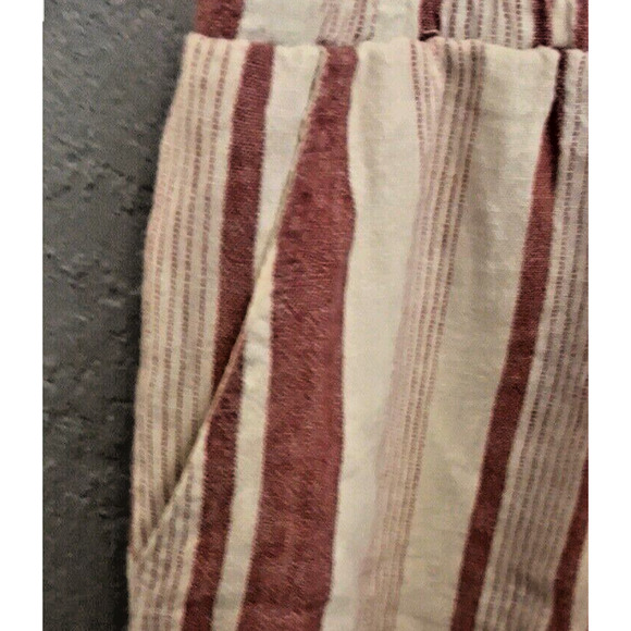 CLEARANCE Women Shorts Linen Blend Pull on SZ SM Forever 21 Elastic Beach Sport - Picture 3 of 5